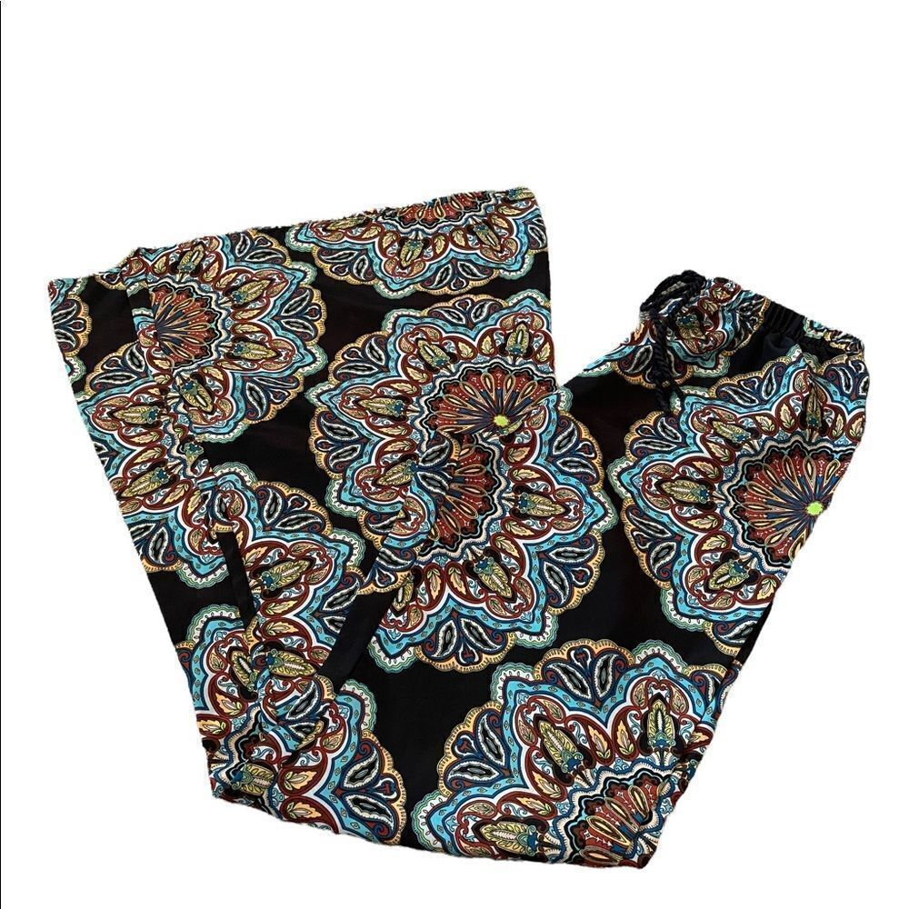 Band of Gypsies Black Paisley Joggers